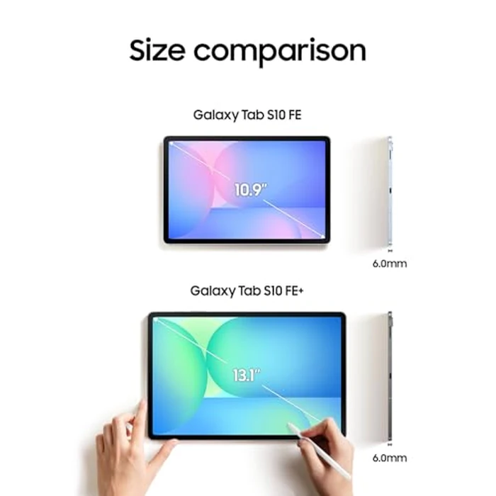 Samsung Galaxy Tab S10 FE Gray 128GB - AI Tablet, 10.9", 90Hz, 13MP Camera, IP68, S Pen Included (CAD Version & Warranty) by Samsung - Image 2
