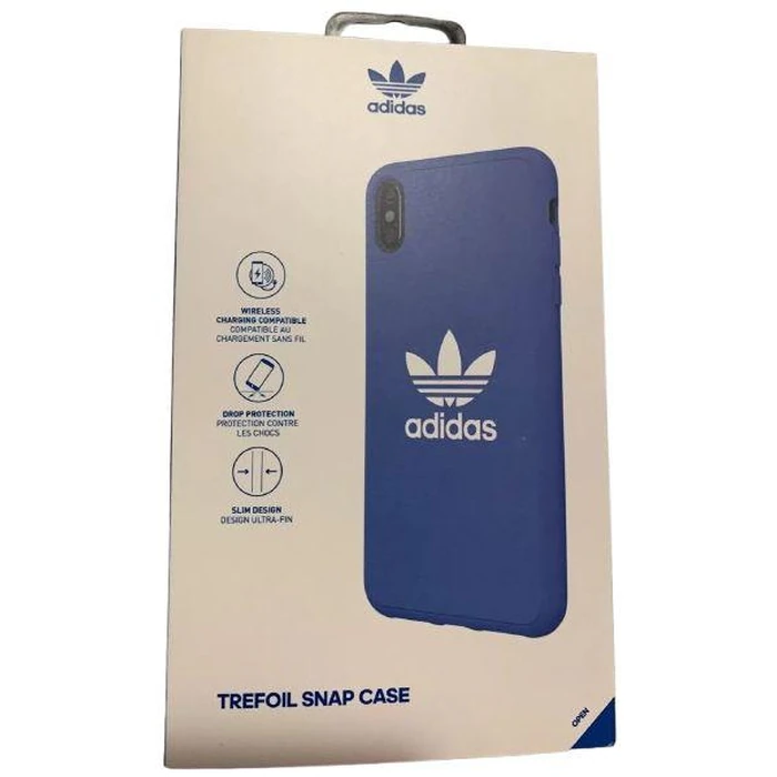 Adidas Originals Trefoil Snap Phone Case for iPhone XS MAX - Blue by Adidas - Image 1