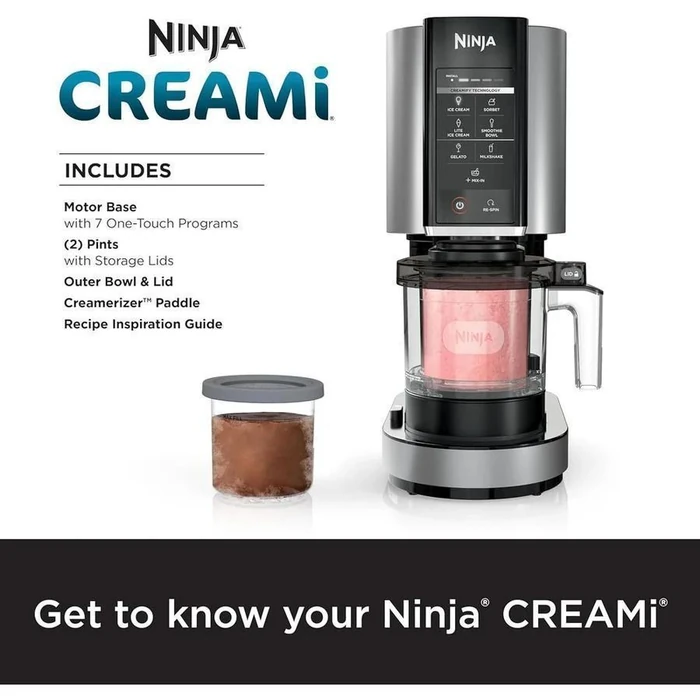 Ninja NC301 CREAMi Ice Cream Maker - Silver by Ninja - Image 2