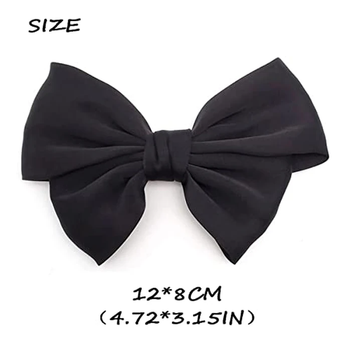 Satin Bow Shoe Clips Solid Color Dots Shoe Clips Elegant Wedding Party Shoes Decoration Bag Clothing Hair Accessories 2 Pcs Red by Shoeklips - Image 6