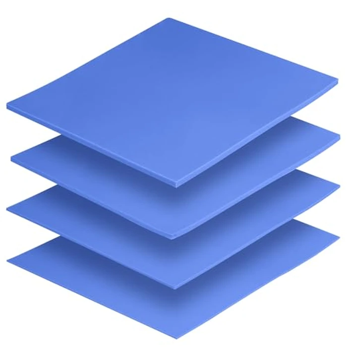 4 Pack Thermal Pad, 100 x 100 mm x [0.5 mm + 1 mm + 1.5 mm + 2 mm] Silicone Cooling Pad 6 W/m.K GPU Non Conductive Heat Resistance Extreme Odyssey Cover for Laptop Heatsink CPU GPU SSD IC LED Cooler by Aairhut - Used - Like New condition - US$11.09