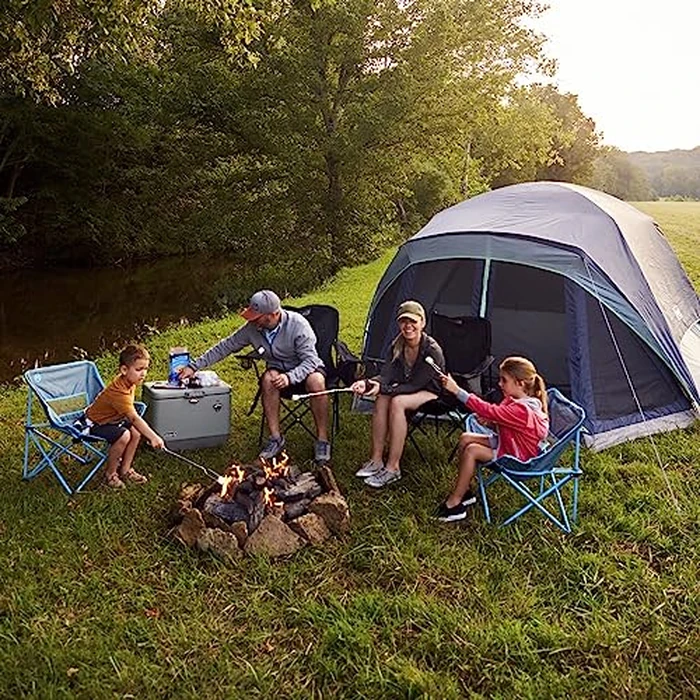 Coleman Skydome Camping Tent, 4/6/10 Person Tent for Camping, Festivals, Backyard, Sleepovers, Withstands 56 km/h Winds by Coleman - Image 4