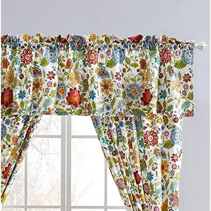 Astoria Window Valance, White, 84x19" by Greenland Home Fashions - Image 3
