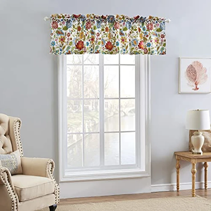 Astoria Window Valance, White, 84x19" by Greenland Home Fashions - Image 5