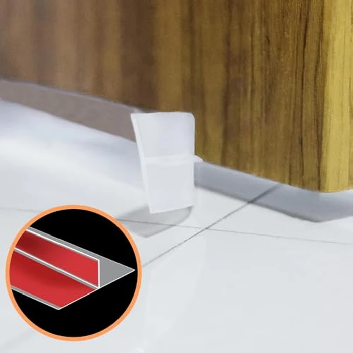 Orghtin T-Shaped Silicone Seal Strip, Clear Door Sealer Weather Stripping, 20Ft Door Draft Stopper by Orgthin - Image 2