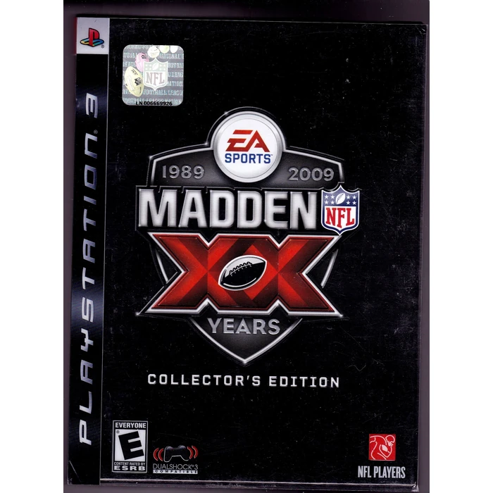 Madden 09 XX Collectors Edition (Playstation 3) (Pre-Played - CIB - Good) by Electronic Arts - Used - Good condition - US$16.00