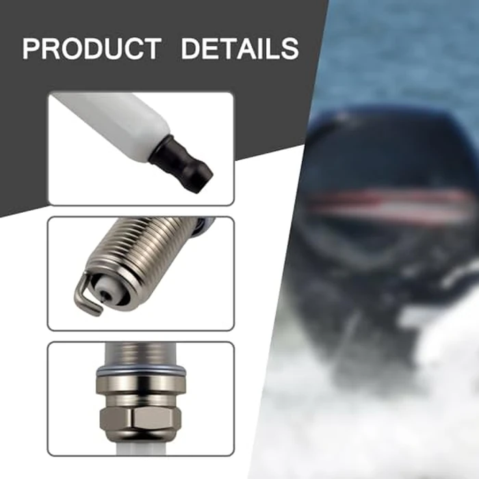 4Pcs Iridium Spark Plugs Compatible with Mercury Mariner 4-Stroke Outboard 75HP 80HP 90HP 100HP 115HP,Replace for LFR4A-E 6499 33-898829001 33-8M0157328 by atsuch - Image 4