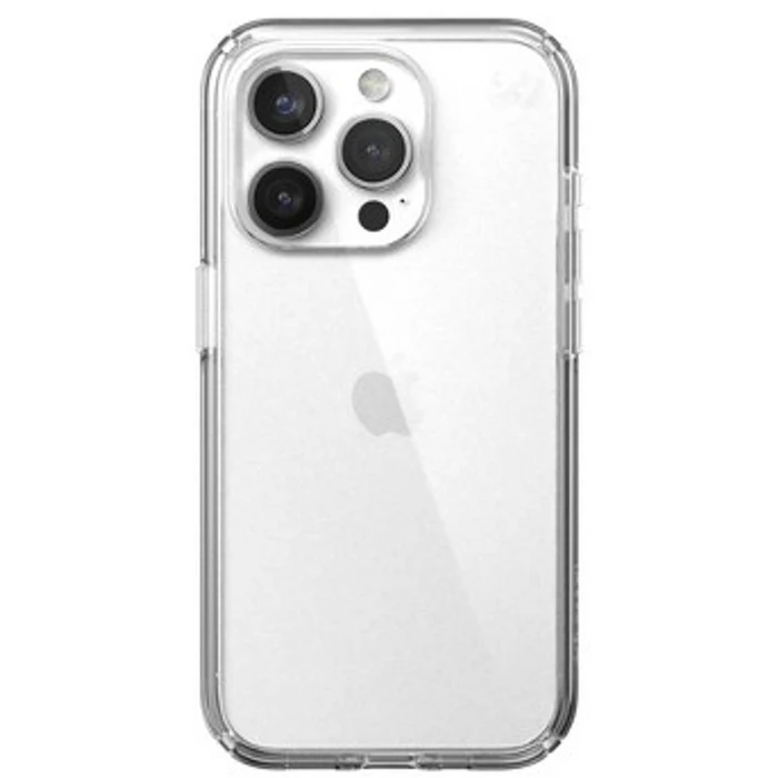Speck Presidio Perfect-Clear Phone Case for Apple iPhone 15 Pro - Clear by Speck - Refurbished - Acceptable condition