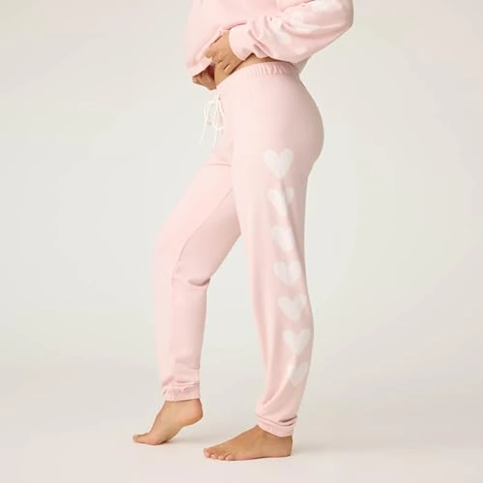 P.J. Salvage Women's Sundae Best Collection Loungewear Jogger, Blush, Large by PJ Salvage - Image 2