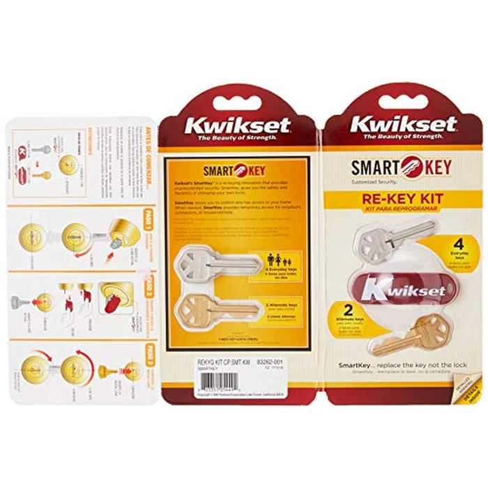 Kwikset 83262-001 SmartKey Re-keying Kit by Kwikset - Used - Very Good condition - US$11.41