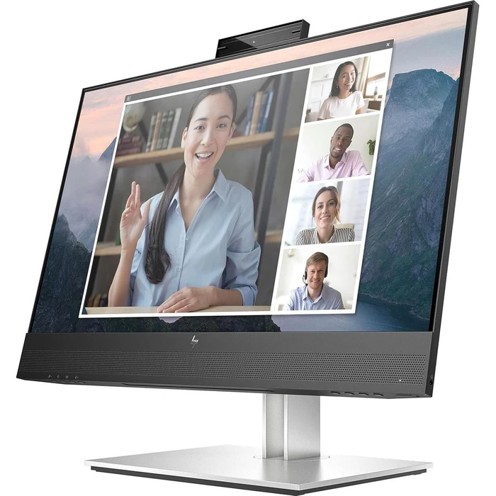 HP E24mv G4 23.8" Monitor - Black/Silver by HP - Image 2