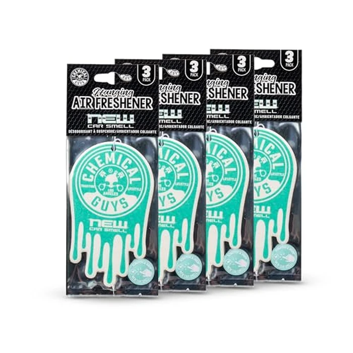 Chemical Guys Car Fresheners, Hanging Air Fresheners - New Car Scent for Cars, Trucks, SUVs, RVs, Home, Office, Work, Dorm Room, & More - 12 Pack by Chemical Guys - Image 5