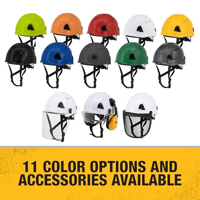DEWALT DPG22V White Type II Class C 4-Point Ratcheting Vented Safety Helmet by DEWALT - Image 6