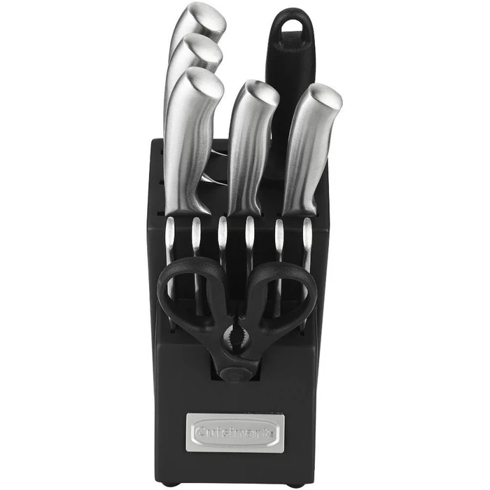 Cuisinart C77SS-14PW Classic Stainless Steel Cultlery Block Set 14-Piece - Black by Cuisinart - Image 2