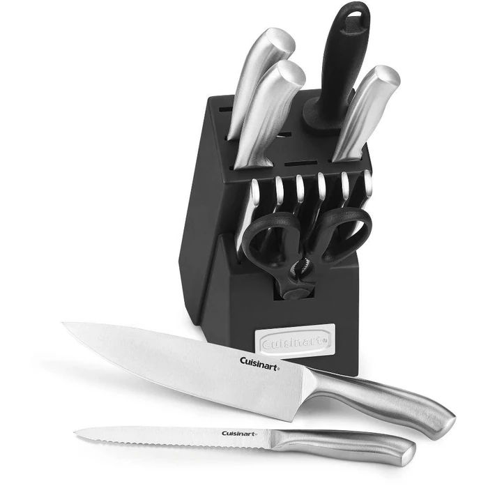 Cuisinart C77SS-14PW Classic Stainless Steel Cultlery Block Set 14-Piece - Black by Cuisinart - Refurbished - Excellent condition