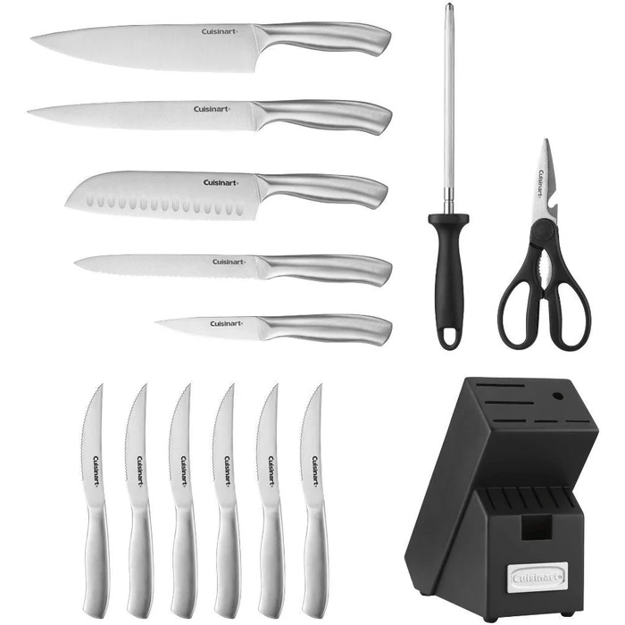 Cuisinart C77SS-14PW Classic Stainless Steel Cultlery Block Set 14-Piece - Black by Cuisinart - Image 3