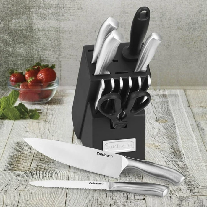 Cuisinart C77SS-14PW Classic Stainless Steel Cultlery Block Set 14-Piece - Black by Cuisinart - Image 4