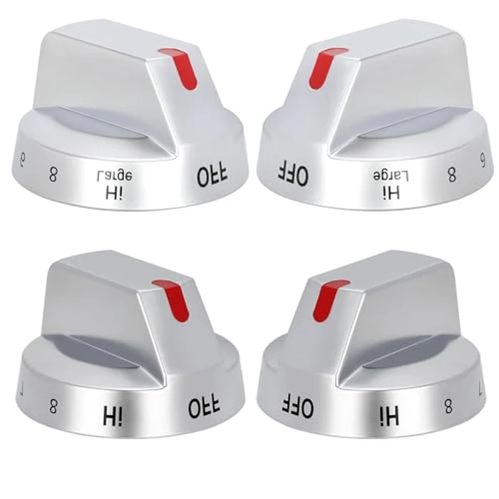 NE63T8111SS/AA NE63T8311SS/AA NE63BG8315SSAA for Samsung DG94-03500A/Z Electric Stove Knob Replacement, DG94-03797P DG94-03797Q Knobs Compatible with Samung Electric Range Better Than OEM by P Polerden - Image 1