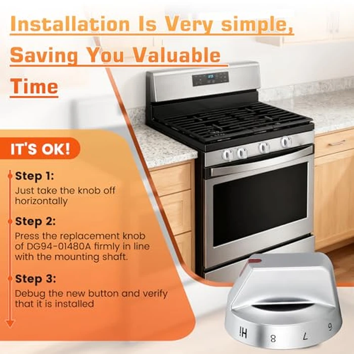 NE63T8111SS/AA NE63T8311SS/AA NE63BG8315SSAA for Samsung DG94-03500A/Z Electric Stove Knob Replacement, DG94-03797P DG94-03797Q Knobs Compatible with Samung Electric Range Better Than OEM by P Polerden - Image 6