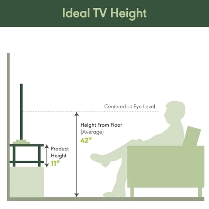 Furinno TURN-N-TUBE TV Riser Stand, 2-Tier Small Elevated No Tools TV Stand with Plastic Poles, TV Console for TV up to 32 inch, 15.8 x 23.8 x 11, for Living Room, Bedroom, Espresso by Furinno - Image 5