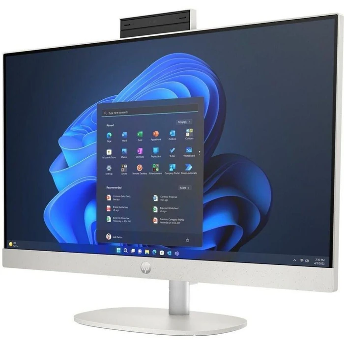 HP 27-cr1000i AIO Desktop PC 27" - Intel Core Ultra 5 125U 1.3GHz - 256GB - Shell White - 8GB RAM - 27 Inch by HP - Image 3