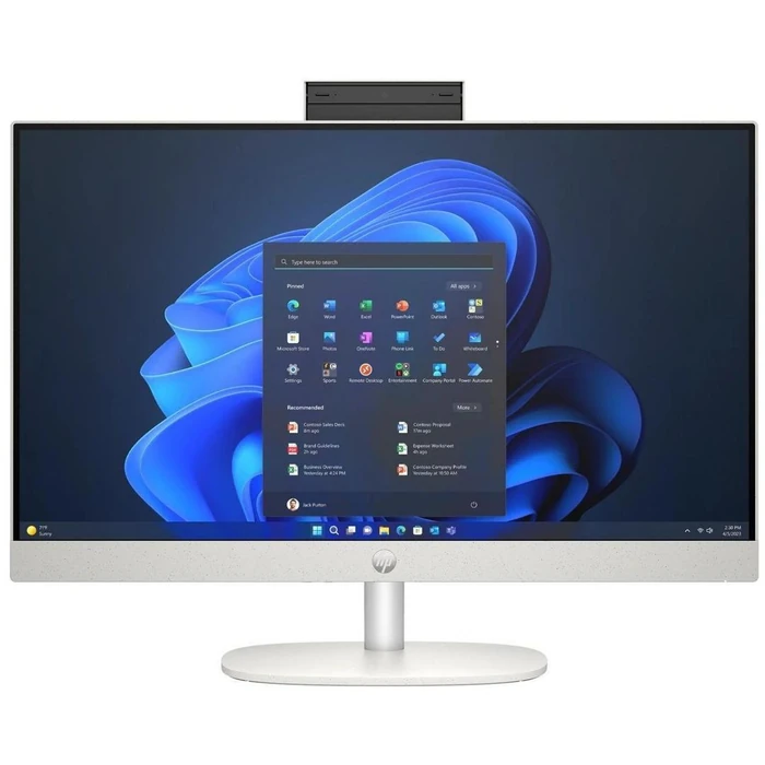 HP 27-cr1000i AIO Desktop PC 27" - Intel Core Ultra 5 125U 1.3GHz - 256GB - Shell White - 8GB RAM - 27 Inch by HP - Refurbished - Excellent condition - US$572.98