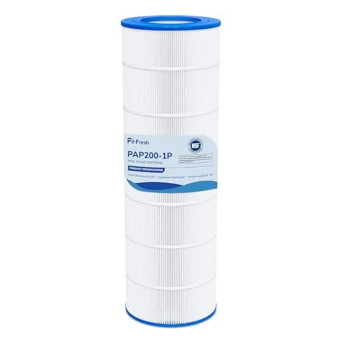 Fil-fresh CC200 Pool Filter Cartridges Compatible with Pentair Clean & Clear 200, Replacement for Pentair R173217, Pleatco PAP200, Unicel C-9419, 200 sq.ft by Fil-fresh - Used - Like New condition - US$75.71