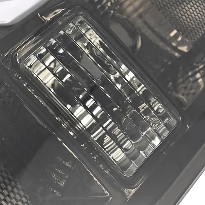 ALMULOO Tail Lights Compatible with 2014-2018 Chevy Chevrolet Silverado 1500 2500HD 3500 HD GMC Sierra 3500 HD Dually Model LH&RH Lamp w/o Bulbs Taillights Black Housing Smoke Lens by ALMULOO - Image 4