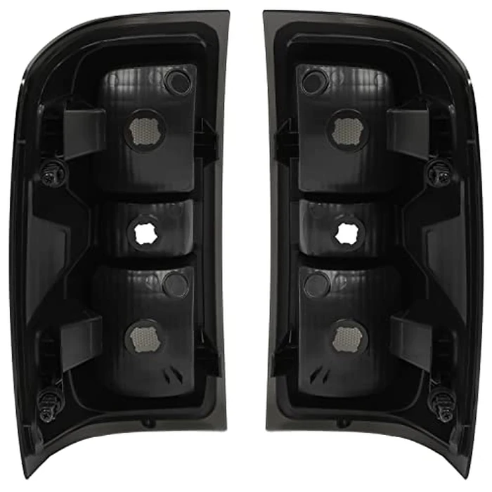 ALMULOO Tail Lights Compatible with 2014-2018 Chevy Chevrolet Silverado 1500 2500HD 3500 HD GMC Sierra 3500 HD Dually Model LH&RH Lamp w/o Bulbs Taillights Black Housing Smoke Lens by ALMULOO - Image 7
