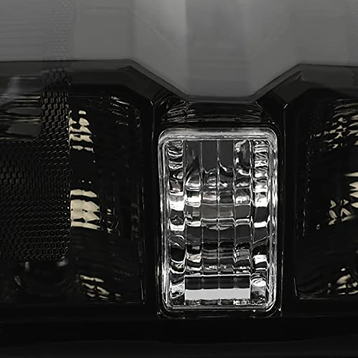 ALMULOO Tail Lights Compatible with 2014-2018 Chevy Chevrolet Silverado 1500 2500HD 3500 HD GMC Sierra 3500 HD Dually Model LH&RH Lamp w/o Bulbs Taillights Black Housing Smoke Lens by ALMULOO - Image 9