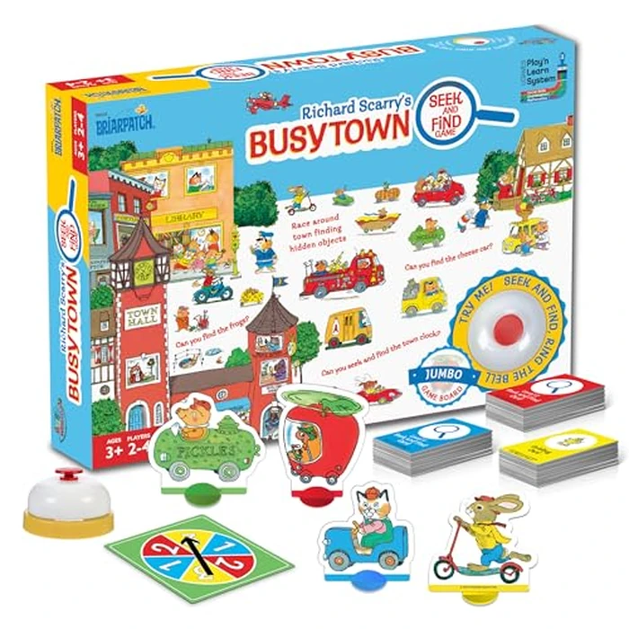 Briarpatch, Richard Scarry's Busytown Seek and Find Game, Based on Early Reader Books for Preschool, Kindergarten and 1st Grade by Briarpatch - Used - Like New condition