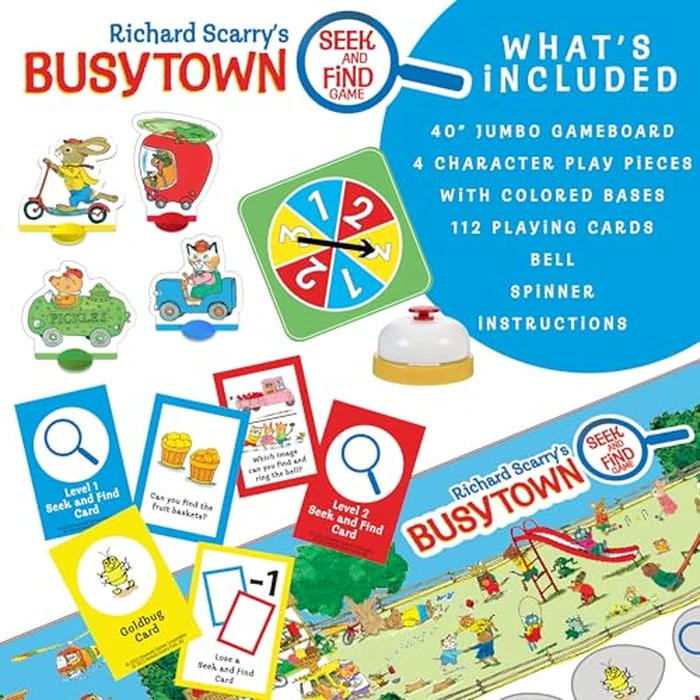 Briarpatch, Richard Scarry's Busytown Seek and Find Game, Based on Early Reader Books for Preschool, Kindergarten and 1st Grade by Briarpatch - Image 6