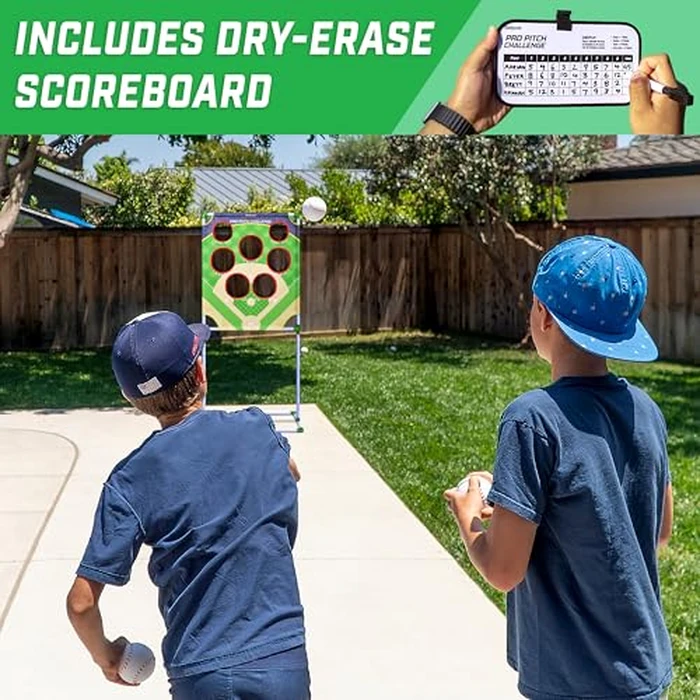GoSports Football & Baseball Toss Games Available in Football Red Zone Challenge or Baseball Pro Pitch Challenge Choose Between Backyard Toss or Door Hang Targets by GoSports - Image 5