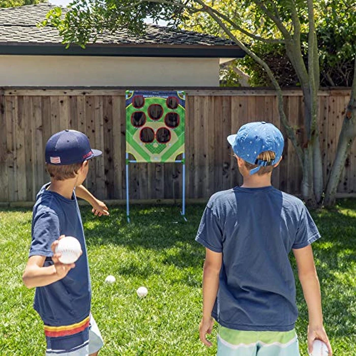 GoSports Football & Baseball Toss Games Available in Football Red Zone Challenge or Baseball Pro Pitch Challenge Choose Between Backyard Toss or Door Hang Targets by GoSports - Image 6