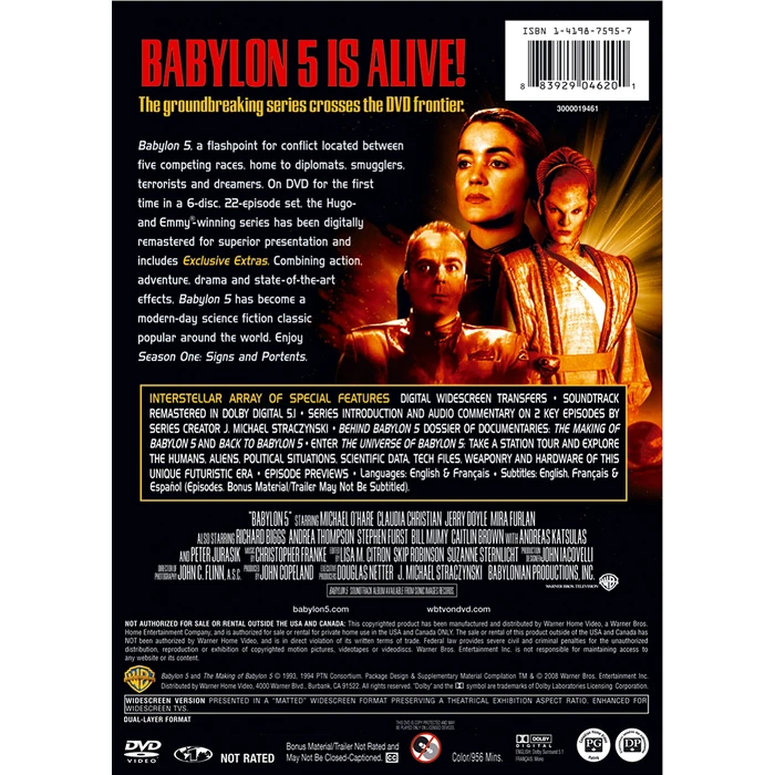 Babylon 5: The Complete First Season (Repackage)(DVD) by WARNER BROS - Image 3