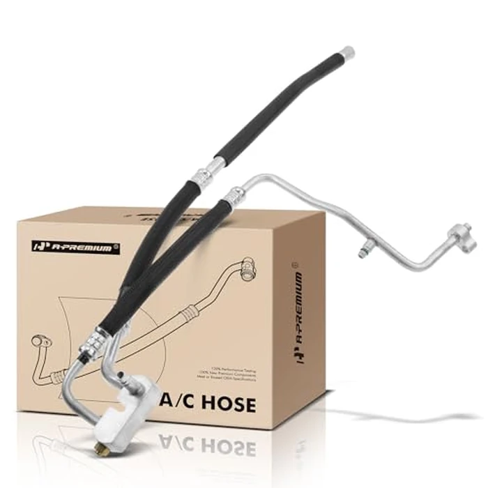 A-Premium A/C Suction Hose & Discharge Line Hose Assembly Compatible with Ford Thunderbird 2002-2005 & Lincoln LS 2000-2006 & Jaguar S-Type 2000-2002, 3.9L 4.0L by A-Premium - Used - Like New condition