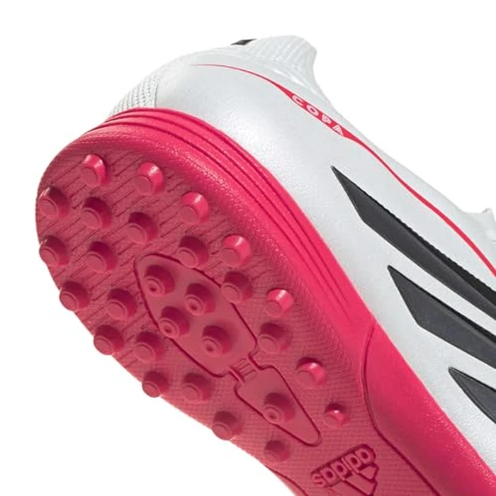 adidas Unisex-Kids Copa Pure Iv League Turf J, Zero Metallic/Black/Lucid Red, 13 by adidas - Image 1