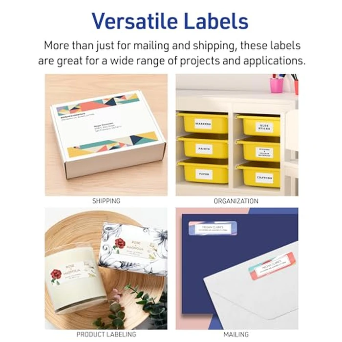 TrueBlock Shipping Labels with Sure Feed, Laser, 2" x by Avery - Image 4