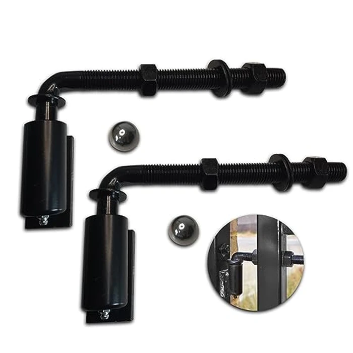 2 Pack Steel J-Bolt Hinge for Doors Gates,Heavy-Duty Welded Hinge,Heavy-Duty Driveway Gates for Welding on Larger Iron or Steel Gates (20mm) by Annrybor - Used - Like New condition - US$44.45