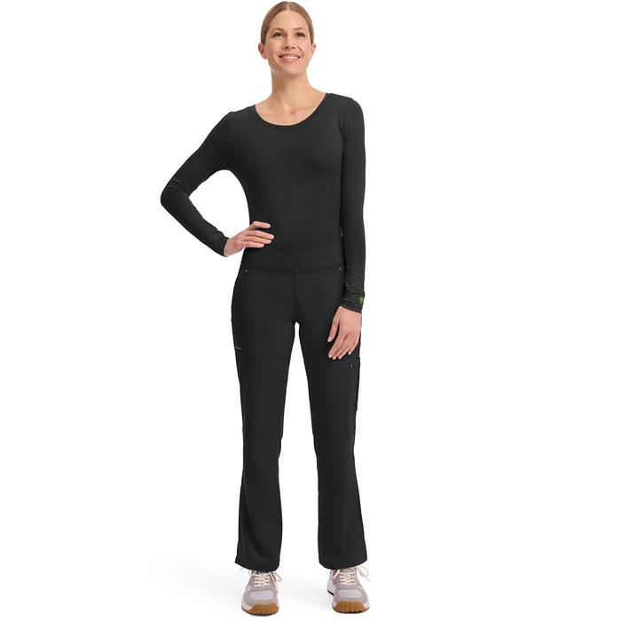 Healing Hands Women's Scrub Pant Tori Cargo Bottoms with 5 Pockets and 2-Way Stretch Fabric 9133P, S Petite, Black by Healing Hands - Image 3