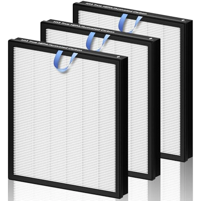 Improvedhand Vital 100S Replacement Filter Compatible With LEVOIT Vital 100S/100S-P Air Purifier, 3-in-1 Great High-Efficiency Materials With Activated Carbon Filter, 3 Pack, White by Improvedhand - Image 1