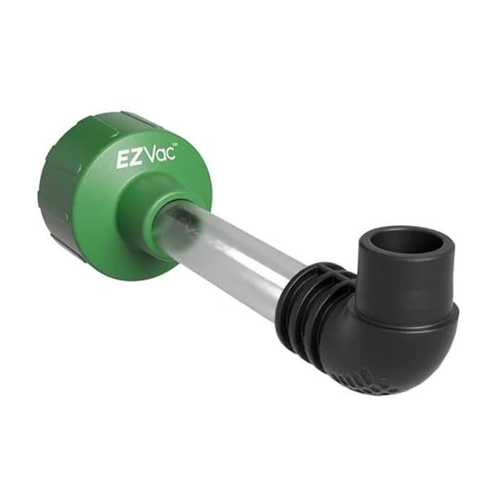 EZVAC - AC Drain Line Cleaner Adapter Evacuates & Unclog AC Drain Line - HVAC to PVC AC Drain Line Cleaner Tool - Universal Fit AC Drain Line Unclogger - AC Drain Line Cleaning Tool - Clear Visibility by EZVAC - Image 7