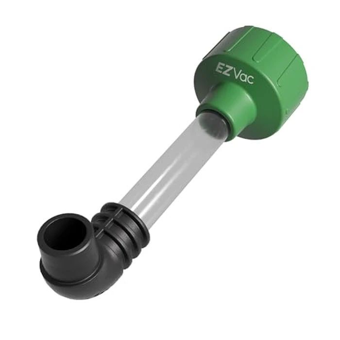 EZVAC - AC Drain Line Cleaner Adapter Evacuates & Unclog AC Drain Line - HVAC to PVC AC Drain Line Cleaner Tool - Universal Fit AC Drain Line Unclogger - AC Drain Line Cleaning Tool - Clear Visibility by EZVAC - Image 9