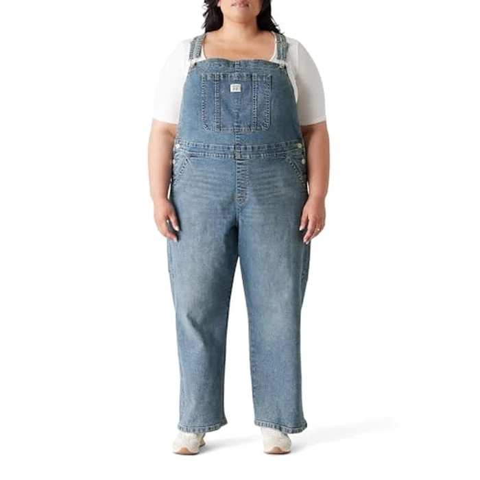 Levi Strauss Signature Gold Women's 90's Hertiage Overall Stretch Denim (Available in Plus), Western Way, XX-Large by Levi Strauss Signature Gold - Used - Like New condition