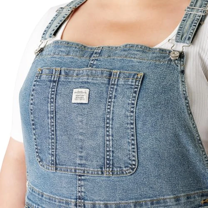 Levi Strauss Signature Gold Women's 90's Hertiage Overall Stretch Denim (Available in Plus), Western Way, XX-Large by Levi Strauss Signature Gold - Image 3