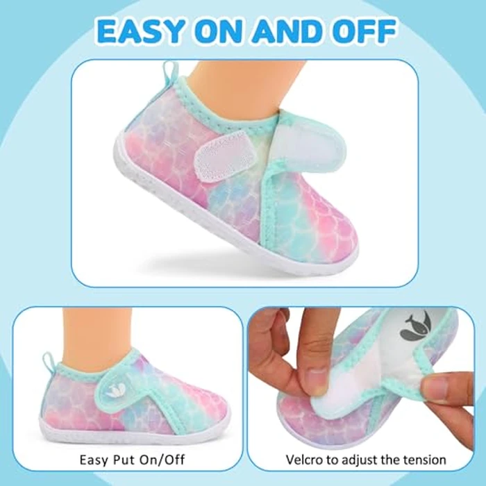 FEETCITY Baby Water Shoes Breathable Mesh Infant Sneakers Beach Aqua Socks for Kids Boys Girls by FEETCITY - Image 3