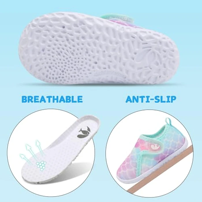 FEETCITY Baby Water Shoes Breathable Mesh Infant Sneakers Beach Aqua Socks for Kids Boys Girls by FEETCITY - Image 6