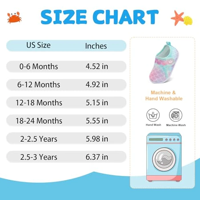 FEETCITY Baby Water Shoes Breathable Mesh Infant Sneakers Beach Aqua Socks for Kids Boys Girls by FEETCITY - Image 7