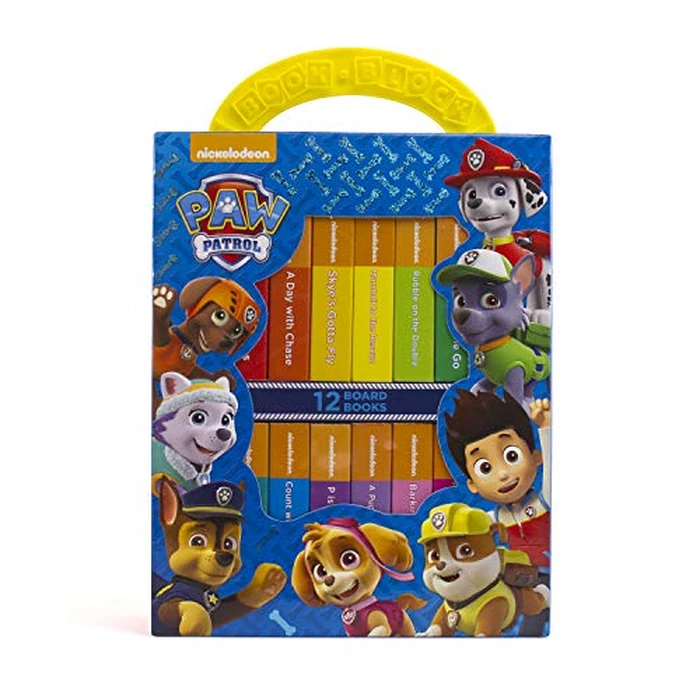 Nickelodeon Paw Patrol Chase, Skye, Marshall, and More! - My First Library Board Book Block 12-Book Set - PI Kids by Phoenix International Publications - Used - Acceptable condition