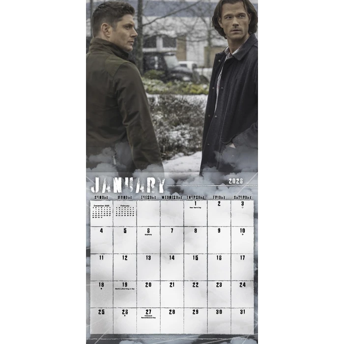 2026 Supernatural Wall Calendar by DateWorks - Image 2